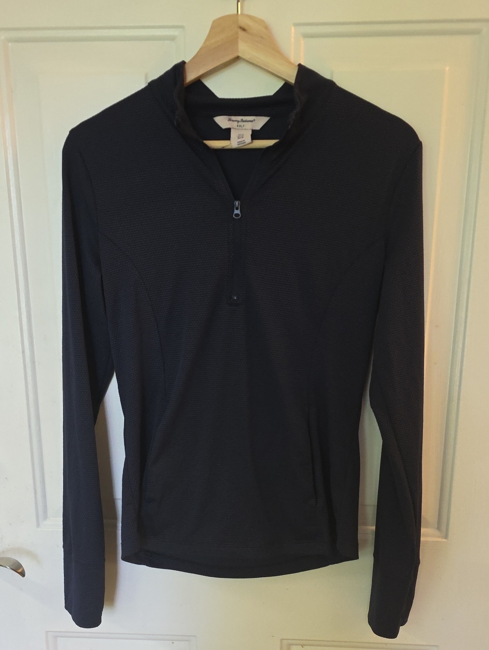 Tommy Bahama Women's Navy Long-Sleeve Zip Pullover